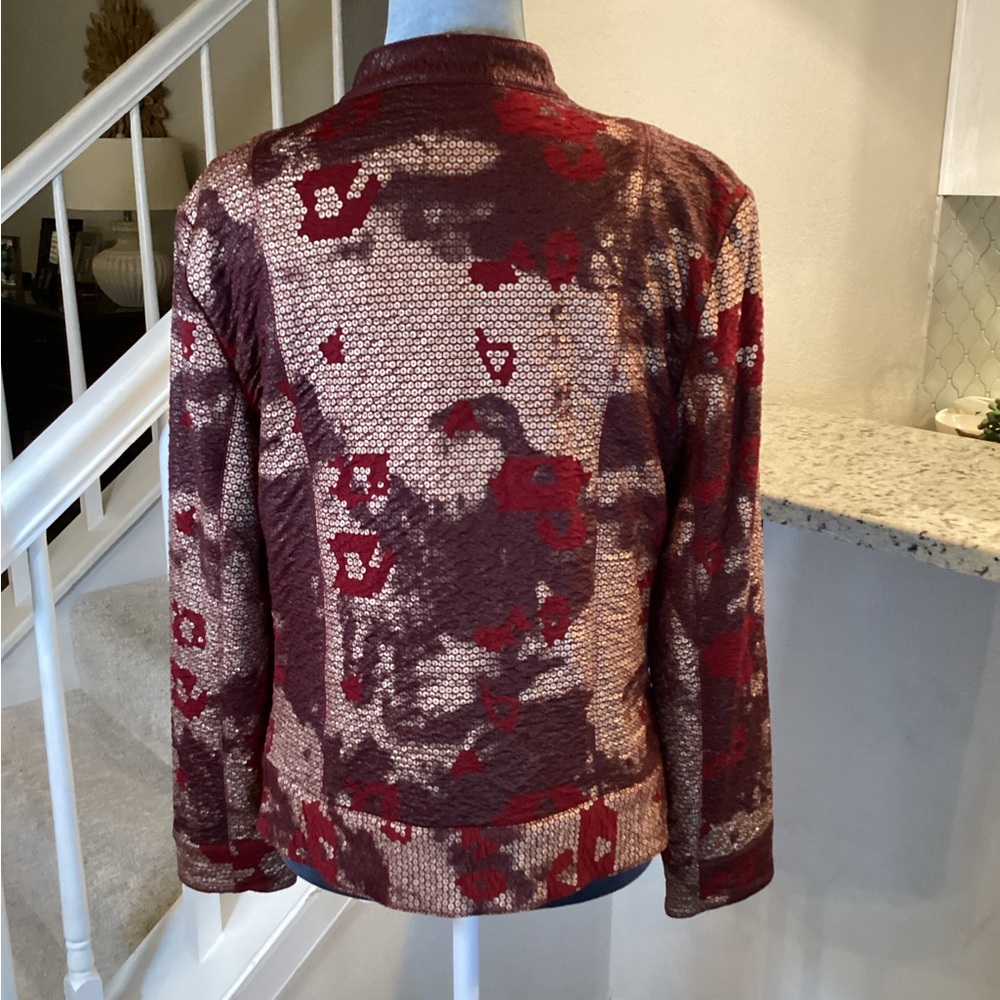 Ruby Rd. Bomber Jacket Size 12 - Picture 3 of 11